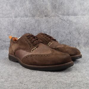 Tommy Bahama Shoes Mens 9.5 Oxford Elliot Wingtip Classic Leather Derby Brogue